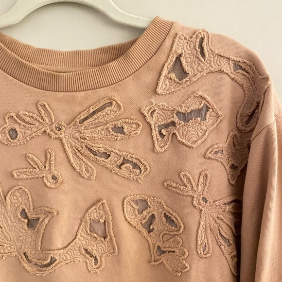 Banana Republic Womans Pink Crew Neck Sweater Size Small - Picture 6 of 14